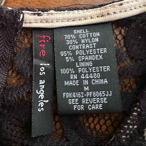 Fire Los Angeles Nude And Black Lace Dress Size Medium Gem