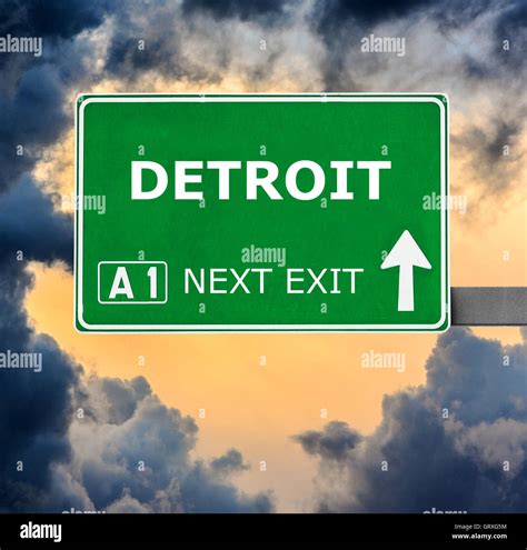 Welcome Detroit City Sign Michigan Hi Res Stock Photography And Images