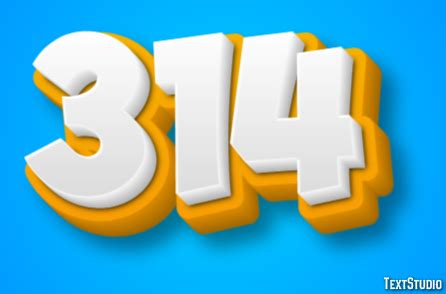 text effect  logo design number