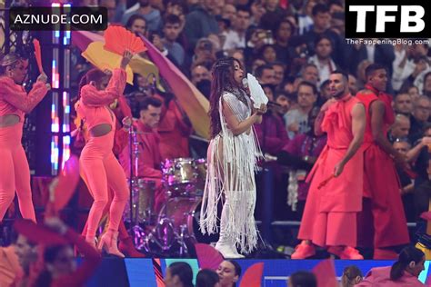 Camila Cabello Sexy Seen Flaunting Her Hot Curves During Her Performance At The Champions League