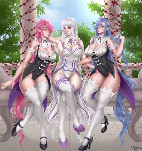 Ram Emilia Rem By Babayana Hentai Foundry
