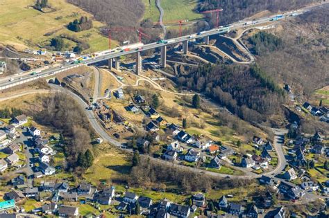 Luftbild Eisern Baustelle Zum Sanierung Und Instandsetzung Des