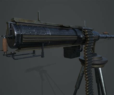 ArtStation - KPV Heavy Machine Gun | Game Assets