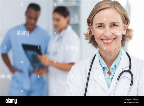 Smiling Mature Woman Doctor Nurse Hi Res Stock Photography And Images Alamy
