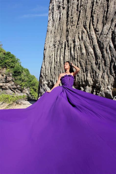 Purple Flying Dress