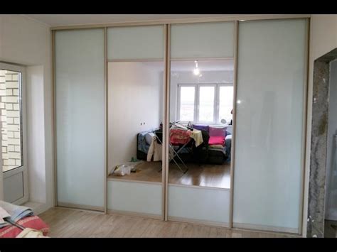 Шкаф купе 3 метра 4 двери - 85 фото