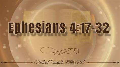 Ephesians 4 17 32 Slidesharetrick