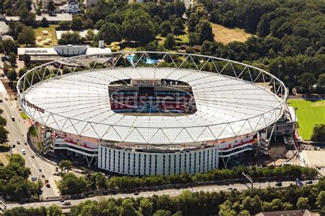 Leverkusen Aus Der Vogelperspektive Sportst Tten Gel Nde Der Arena Des