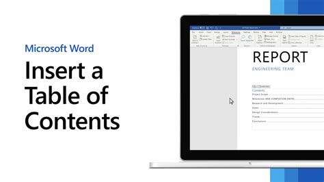 How to insert table of contents in word - RAZOR TECH COMPANY LTD