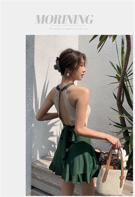 Premium Quality Bikini Skirt Pcs Set Malaysia Bikini Swimsuit Swimwear Skirt Baju Renang