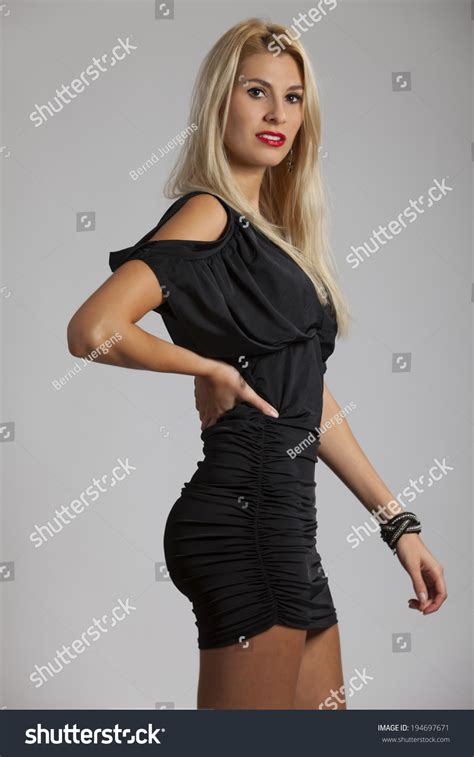 Blonde Evening Gown Stock Photo Shutterstock