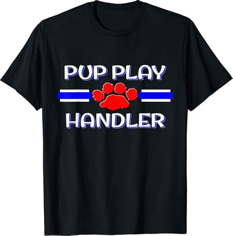 Amazon Gay Pup Play Handler Gift Bdsm Puppy Fetish Pride Gear T Shirt Clothing Shoes