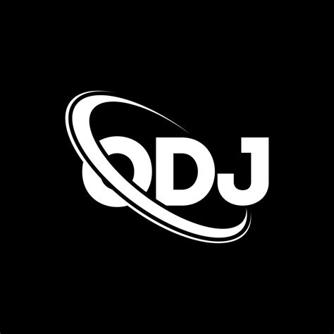 ODJ logo. ODJ letter. ODJ letter logo design. Initials ODJ logo linked ...