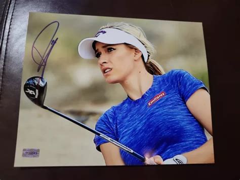 HOT SEXY GOLF Model PAIGE SPIRANAC Signed Auto Autographed X Photo COA Maxim PicClick UK
