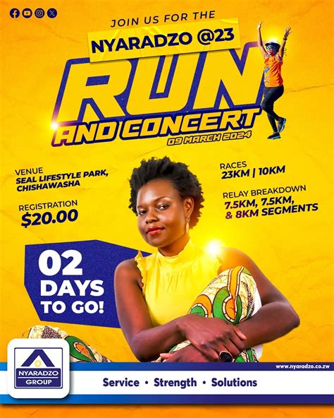 Nyaradzoanniversaryrun Sahwiramukuru Umnganeomkhulu Nyaradzo Group
