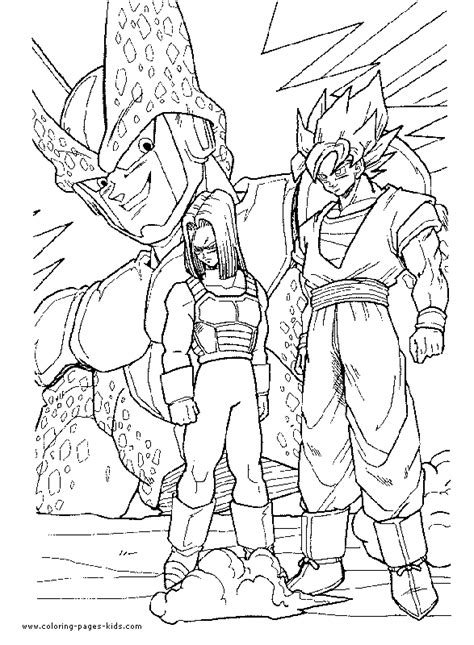 dragon ball  color page cartoon color pages printable cartoon