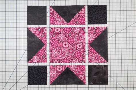 Sawtooth Star Quilt Block Pattern Tutorial