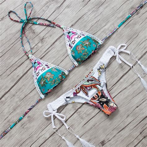 Sexy Brazilian Bikini Women Swimsuit Swimwear Bikini Set Biquinis Bandage Bathing Suit