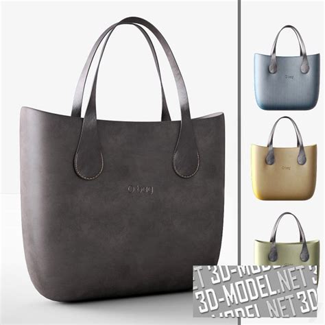 3D модель – Сумки O bag и цветы