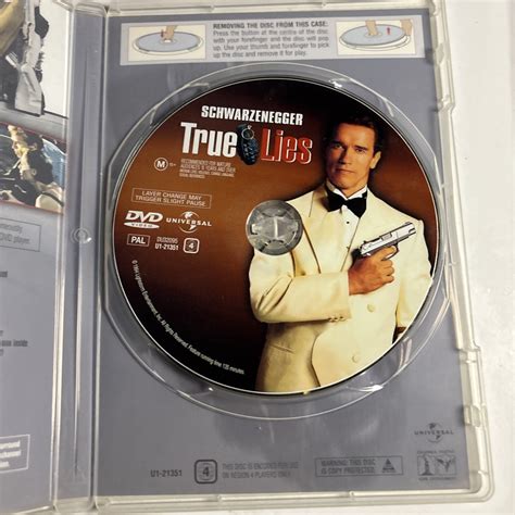 True Lies (DVD, 1994) Arnold Schwarzenegger Region 4 – Retro Unit
