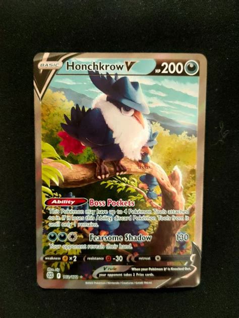 Pokemon Card Honchkrow V Brilliant Stars English EN Rare Kaufen Auf