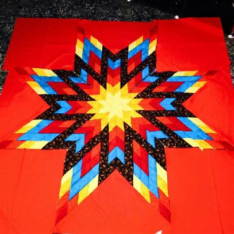 Printable Lakota Star Quilt Pattern