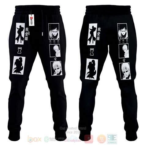 Hot Naruto Gaara Black Anime Jogger Pants Express Your Unique Style With Boxboxshirt