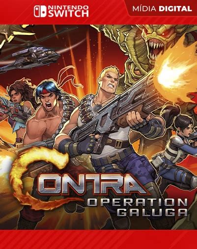 Contra Operation Galuga Nintendo Switch M Dia Digital Needgames