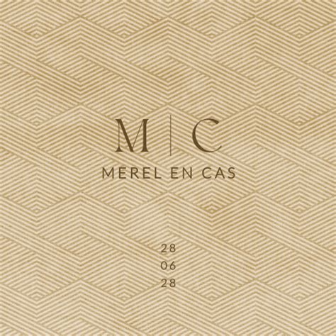 Gay Koppel Trouwkaart Met Lijntekening Twee Mannen