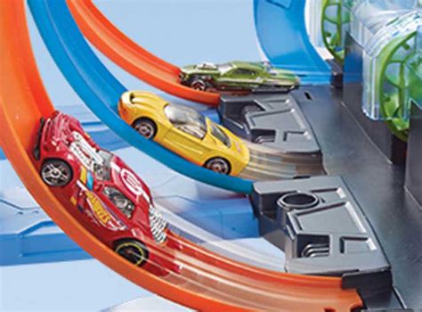 Pista De Carreras Hot Wheels Espiral De Choques