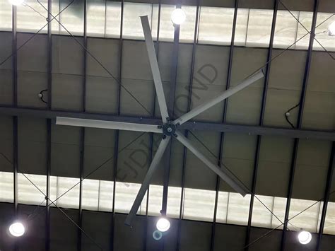 IE5 PMSM Motor 24ft Large Industrial Ceiling Fans HVLS Type With AC