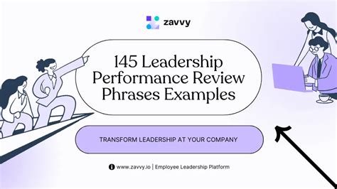 145 Leadership Performance Review Phrases Examples Transform