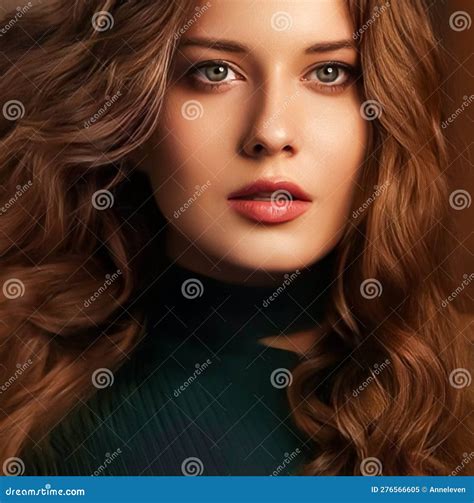 Hairstyle Beauty And Hair Care Beautiful Woman With Long Healthy Hair Brunette Model Wearing