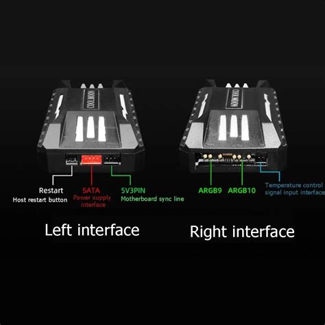 Coolmoon Rgb Controller Pin Pwm V Pin Argb Cooling Fan Smart