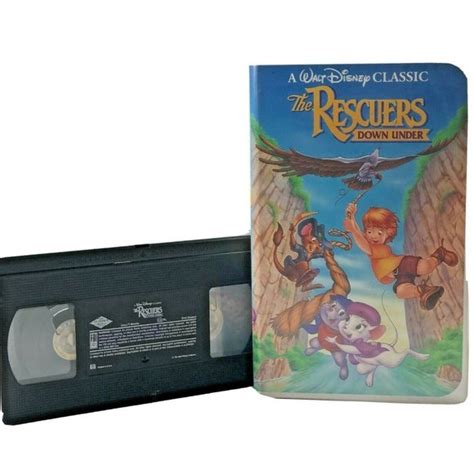 Toys The Rescuers Down Under Vhs 1991 Movie Clamshell Poshmark