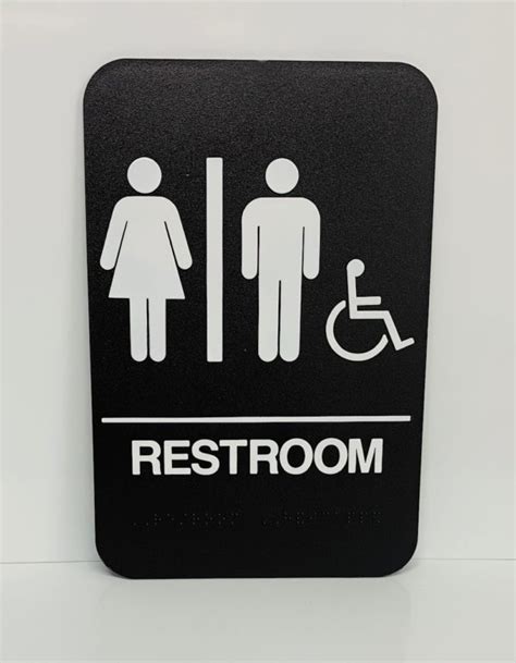 ADA UNISEX RESTROOM SIGN Engraphix