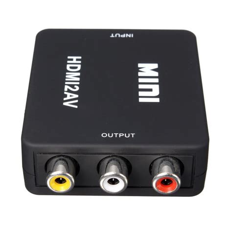 MINI HDMI to 3RCA CVBS Composite Video AV Converte... – Grandado