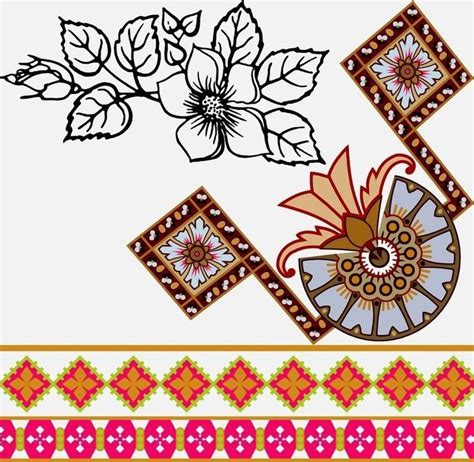 Pin By Mahi Mughal On Digital Borders Design Flower Prints Art