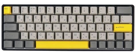 Клавіатура EPOMAKER EP64 RGB Mechanical Mulan Switch Hot Swap EP64 B M Black купити в Україні