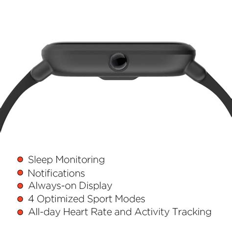 Amazfit Bip Smartwatch by Huami with All-Day Heart Rate and Activity ...