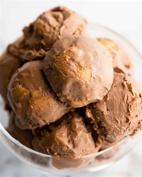 Chocolate Ice Cream With Nuts