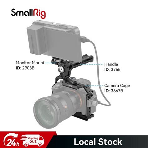 Smallrig A7 Iv Kamerakäfig Arri Top Handle Arri Monitor Mount Für