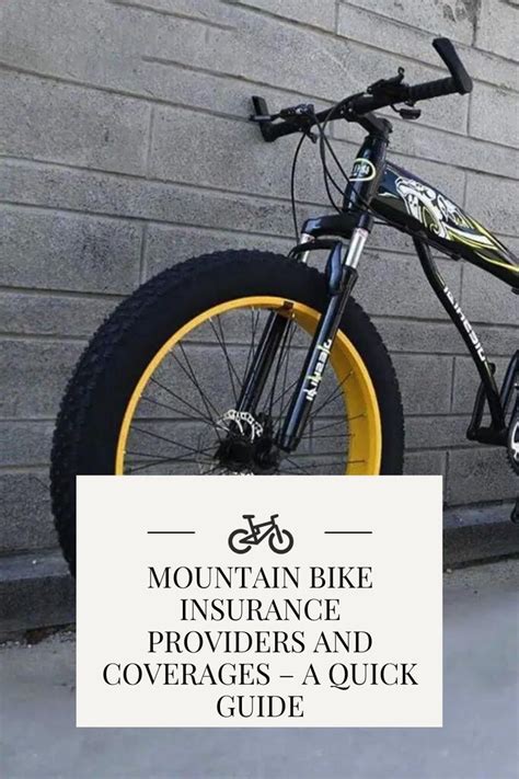 mountain bike insurance providers  coverages  quick guide bike