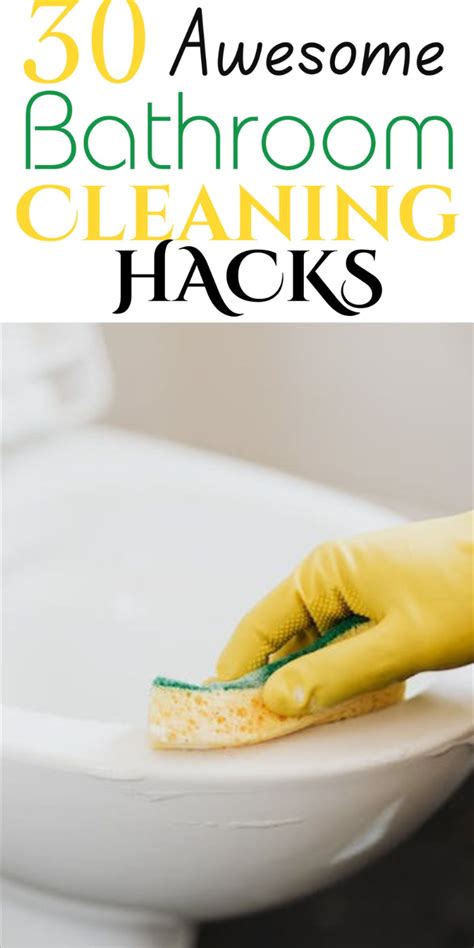 30 Awesome Bathroom Cleaning Hacks You Need To Know Artofit