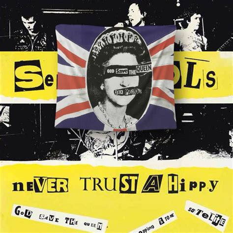 Jual Bendera Band English Punk Rock Sex Pistols God Save The Queen Sid Vicious Poster Kain