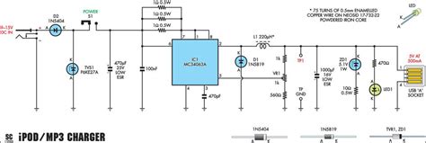 12v Usb Charger Circuit Diagram