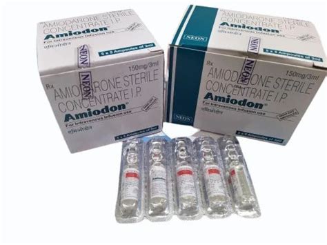 Amiodarone Sterile Concentrate Injection Mg At Best Price In Nagpur