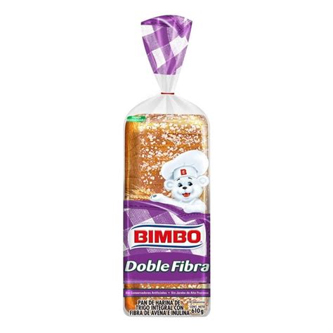 Pan Integral Bimbo Doble Fibra 610 G Walmart
