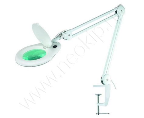 8066D2LED 8D (8 диоптрий) светодиодная лампа-лупа на струбцине купить в ...