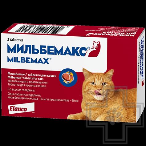 Купить Мильбемакс Антигельминт для кошек и котят (цена за 1 таблетку ...